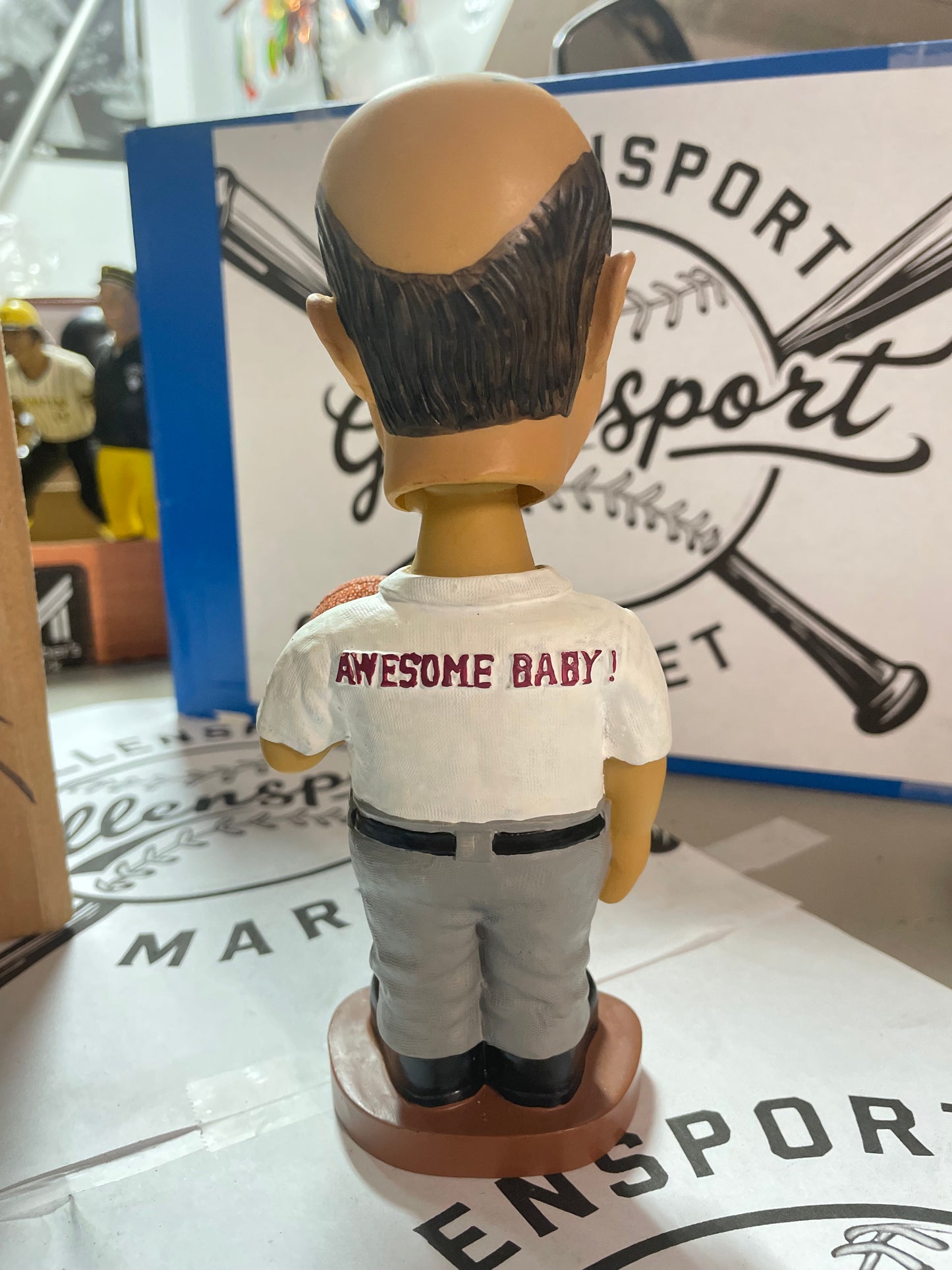 SIGNED Dick Vitale “Awesome Baby” ESPN 2002 SIGNED SGA Bobblehead WITH SIGNED BOX