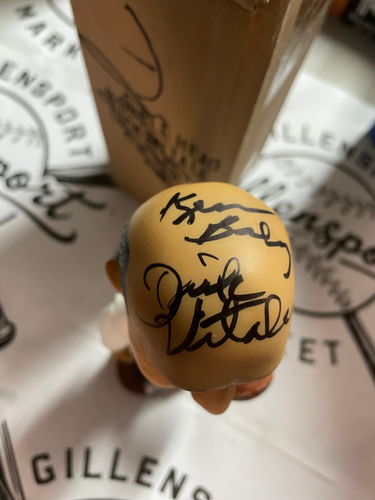 SIGNED Dick Vitale “Awesome Baby” ESPN 2002 SIGNED SGA Bobblehead WITH SIGNED BOX
