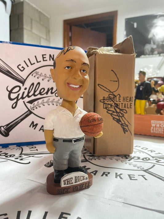 SIGNED Dick Vitale “Awesome Baby” ESPN 2002 SIGNED SGA Bobblehead WITH SIGNED BOX