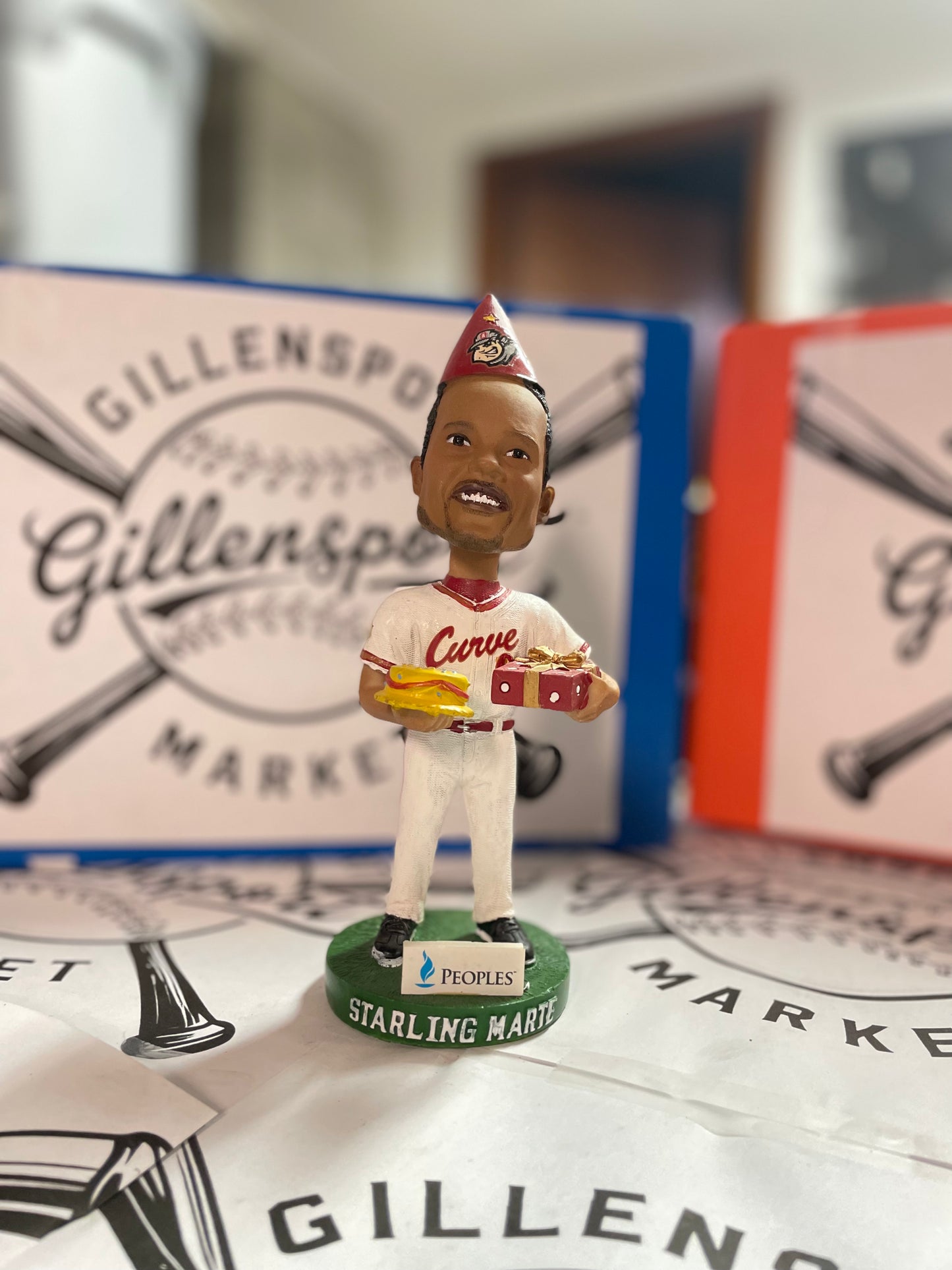 PITTSBURGH PIRATES Starling Marte "Marte Party" Bobblehead SGA 5-15-15 RARE Altoona Curve Giveaway