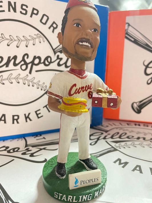 PITTSBURGH PIRATES Starling Marte "Marte Party" Bobblehead SGA 5-15-15 RARE Altoona Curve Giveaway